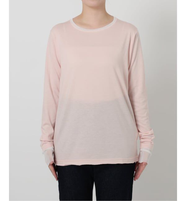 SLOBE IENA「《追加》レイヤードスリーブロンTEE」|Tシャツ・カットソー|