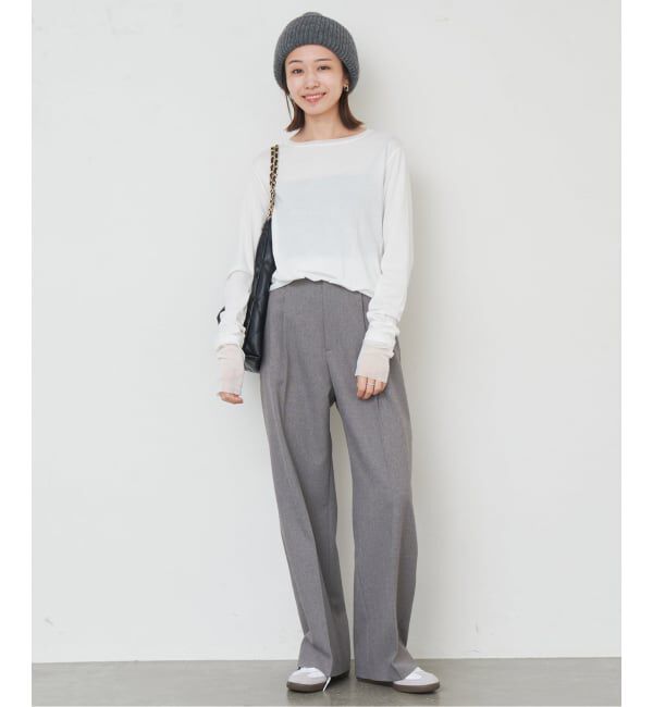 SLOBE IENA「《追加》レイヤードスリーブロンTEE」|Tシャツ・カットソー|