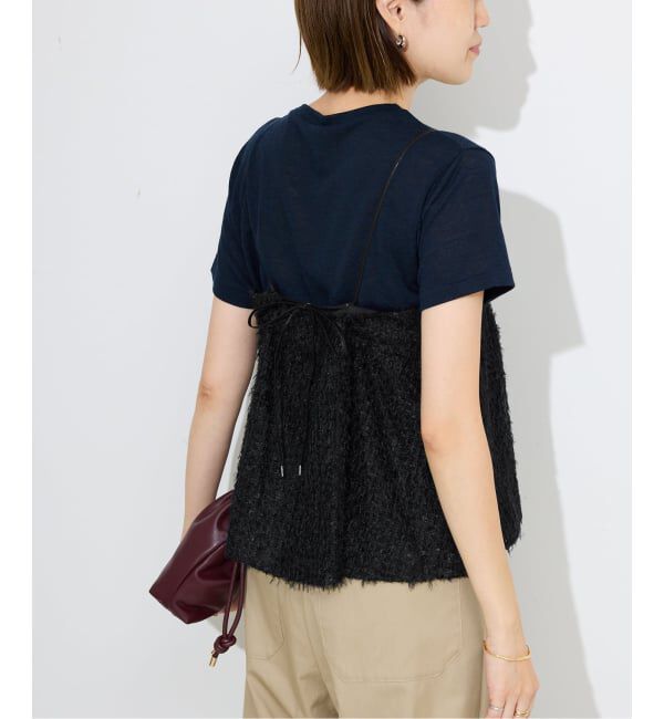 SLOBE IENA「シアーリボンキャミソール」|シャツ・ブラウス|
