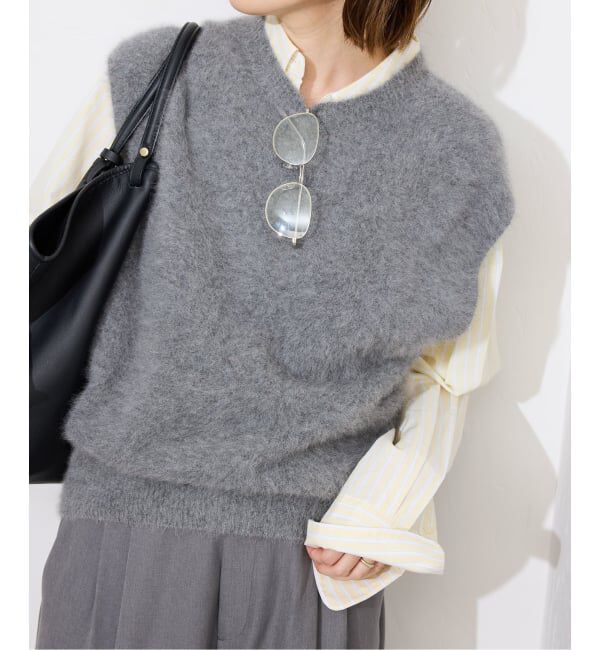 フォックスアルパカ ニットベスト（SLOBE IENA）｜ルミネの