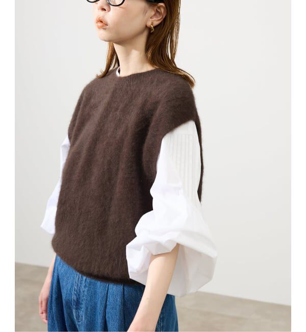 フォックスアルパカ ニットベスト（SLOBE IENA）｜ルミネの