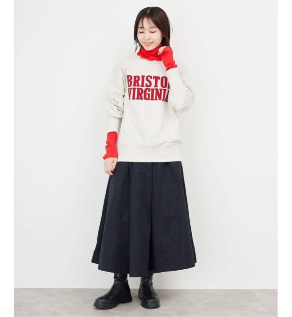 SLOBE IENA「《追加2》miller/ミラー SLOBE別注 SHEER RIB タートルネック」|Tシャツ・カットソー|