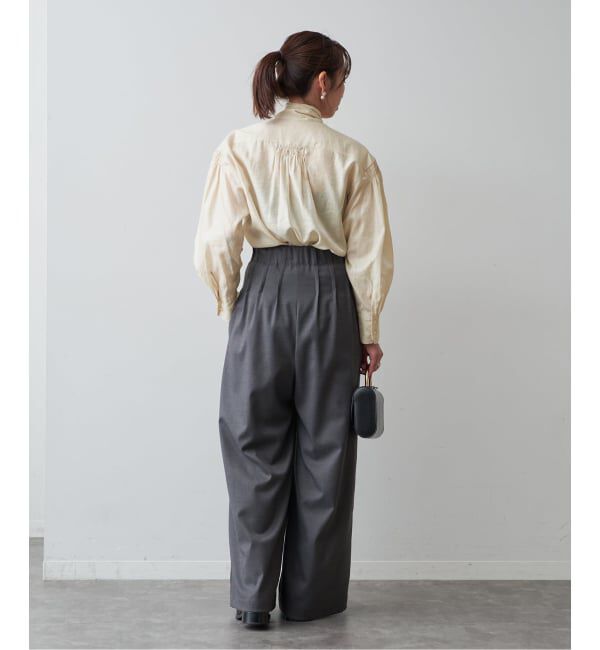 VERMEIL par iena「シャンブレーツイルボウブラウス」|シャツ・ブラウス|