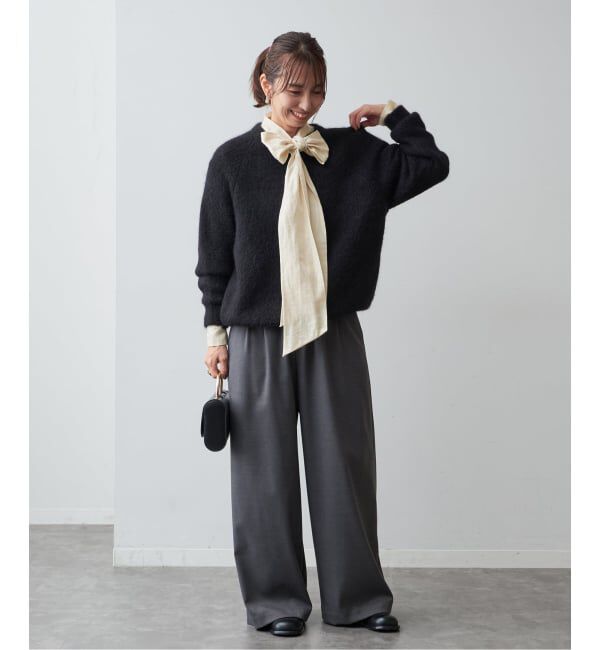 VERMEIL par iena「シャンブレーツイルボウブラウス」|シャツ・ブラウス|