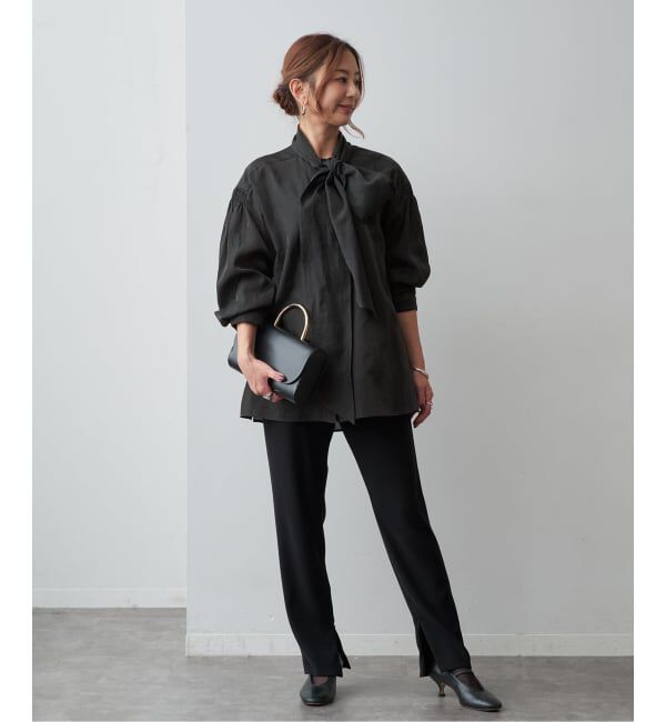 VERMEIL par iena「シャンブレーツイルボウブラウス」|シャツ・ブラウス|