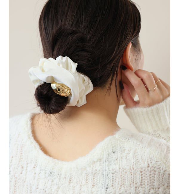 SLOBE IENA「《セット》Ex-Libris Paris SLOBE別注 シュシュ/ヘアゴムセット」|その他|ホワイト