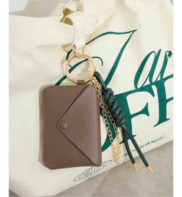 SLOBE IENA「《追加》SLOBE ポーチ付きチャーム」|キーケース|