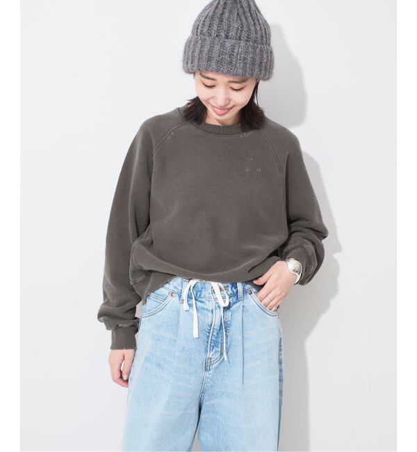 SLOBE IENA「《追加》Collegiate Pacific SLOBE別注 ダメージスウェット」|スウェット・ジャージ|