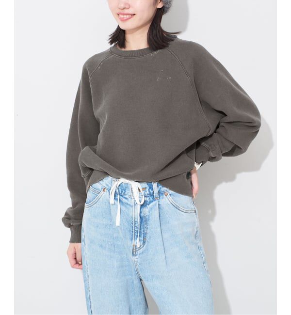 SLOBE IENA「《追加》Collegiate Pacific SLOBE別注 ダメージスウェット」|スウェット・ジャージ|