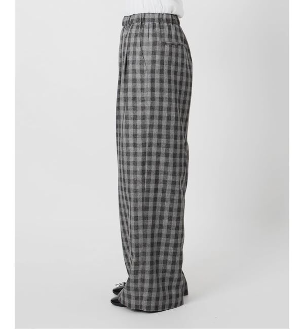 IENA「ウォッシャブル ギンガムチェックイージーパンツ」|その他|