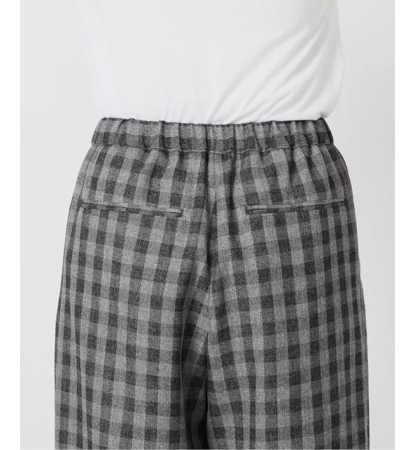 IENA「ウォッシャブル ギンガムチェックイージーパンツ」|その他|