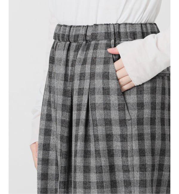 IENA「ウォッシャブル ギンガムチェックイージーパンツ」|その他|