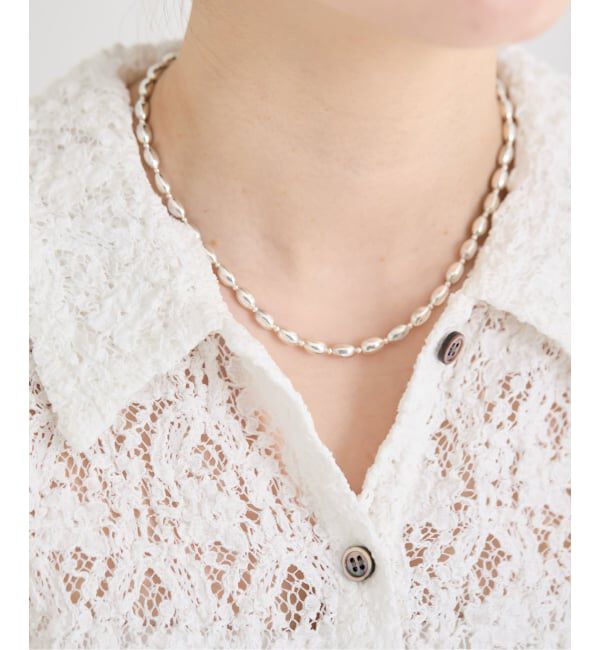 IENA「《予約》quip queint/クィップ クエイント seed necklace 40cm ネックレス QU248」|ネックレス|