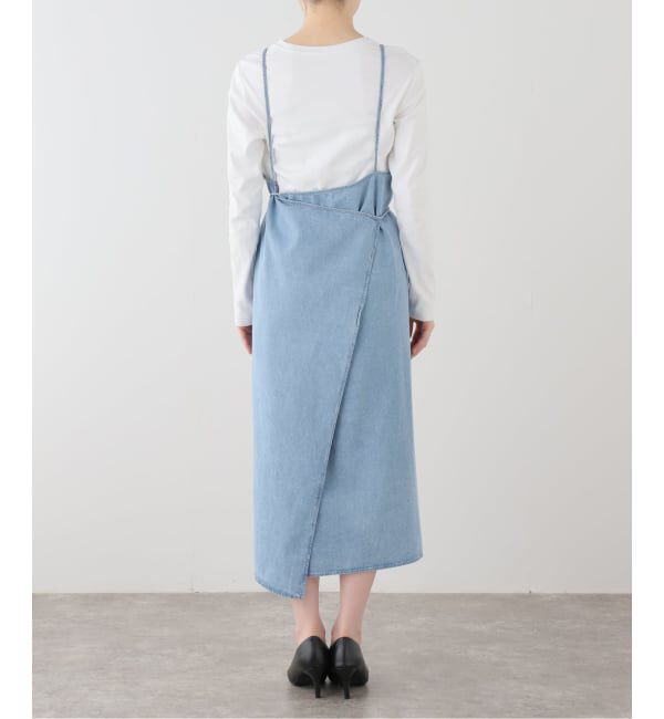 IENA「BASERANGE/ベースレンジ YUMI APRON DRESS ワンピース」|ワンピース|