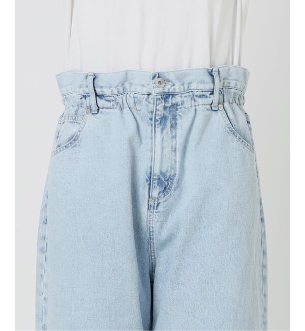 IENA「《予約》ブラウジングデニムパンツ」|デニム|
