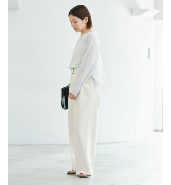 IENA「《予約》ベルテッドチノパンツ」|チノ|
