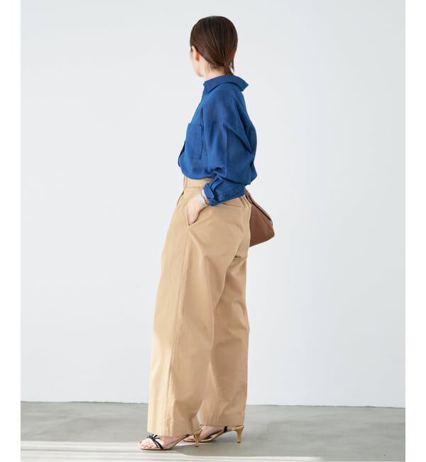 IENA「《予約》ベルテッドチノパンツ」|チノ|