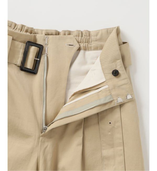 IENA「《予約》ベルテッドチノパンツ」|チノ|