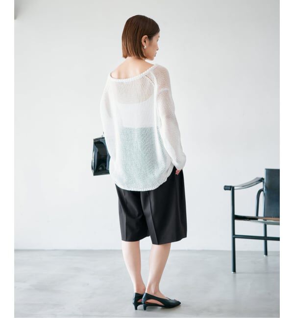 IENA「《予約》ウォッシャブル テーパードハーフスラックス」|その他|