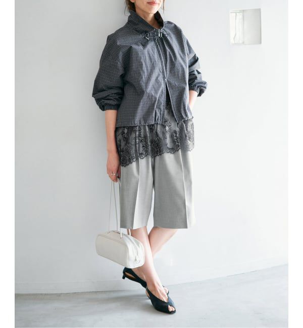 IENA「《予約》ウォッシャブル テーパードハーフスラックス」|その他|