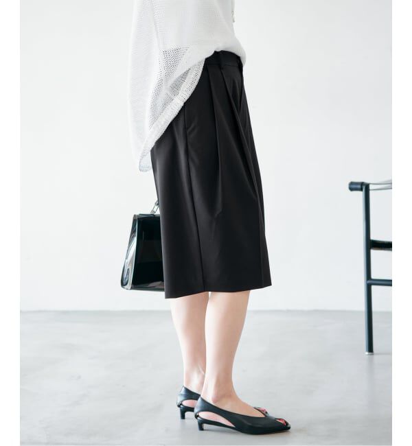 IENA「《予約》ウォッシャブル テーパードハーフスラックス」|その他|