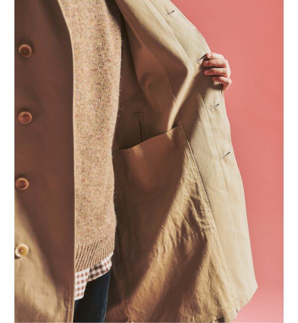 417 EDIFICE「【MOONLIGHT CLOTHING】 Balmacaan coat / バルマカーンコート」|ステンカラーコート|