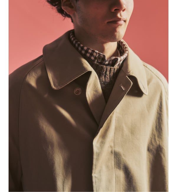 417 EDIFICE「【MOONLIGHT CLOTHING】 Balmacaan coat / バルマカーンコート」|ステンカラーコート|