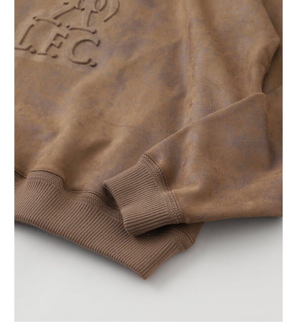 Liverpool FC「【Liverpool FC / リバプール FC】Fake Leather Emboss Hoodie」|パーカー|