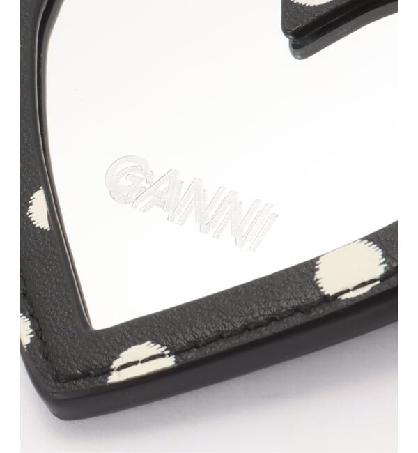 PULP「GANNI / ガニー Bou Heart Mirror Printed」|キーケース|