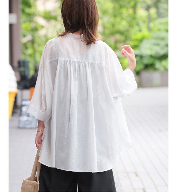 JOURNAL STANDARD relume「《追加》コットンボイルドルマンスリーブシャツ」|シャツ・ブラウス|