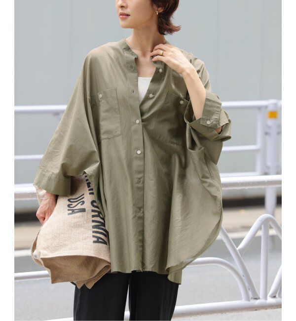 JOURNAL STANDARD relume「《追加》コットンボイルドルマンスリーブシャツ」|シャツ・ブラウス|