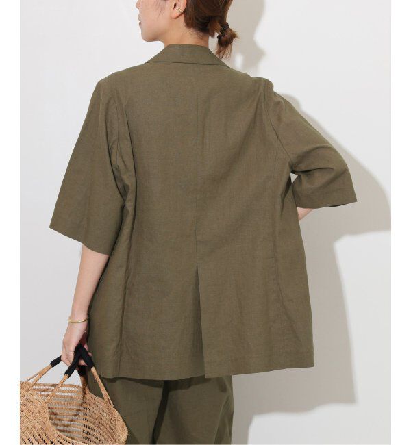 JOURNAL STANDARD relume「《追加》リネンコットンハーフスリーブジャケット」|テーラードジャケット|