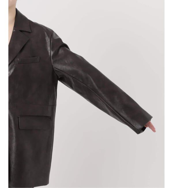 JOURNAL STANDARD「フェイクレザー/フェイクスエードジャケット」|ライダースジャケット|