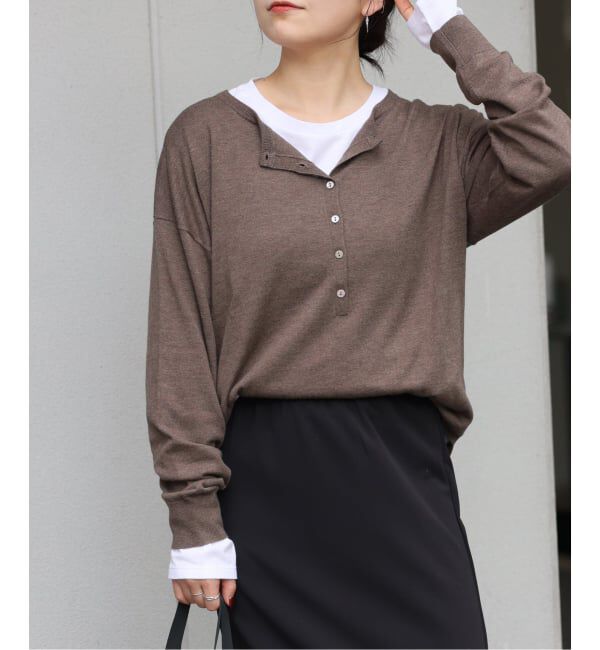 JOURNAL STANDARD relume「［2枚セット］3WAYレイヤードヘンリープルオーバー」|ニット・セーター|