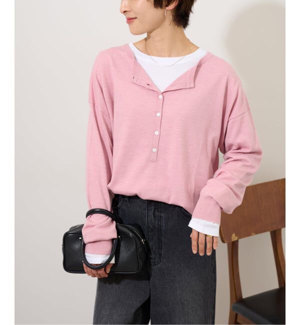 JOURNAL STANDARD relume「［2枚セット］3WAYレイヤードヘンリープルオーバー」|ニット・セーター|