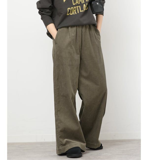 JOURNAL STANDARD relume「コットンコーデュロイイージーワイド」|その他|カーキ