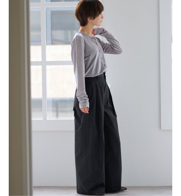 JOURNAL STANDARD relume「コットンインタックパンツ」|チノ|