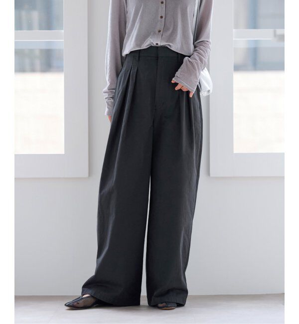 JOURNAL STANDARD relume「コットンインタックパンツ」|チノ|