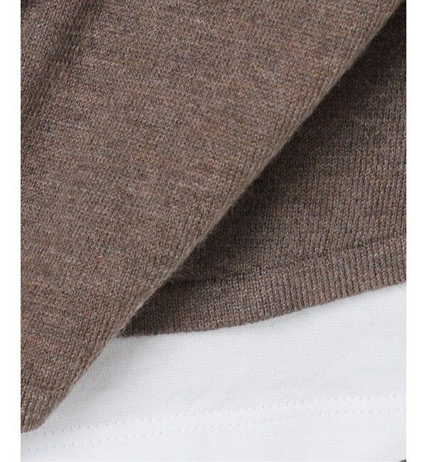 JOURNAL STANDARD relume「《追加》［2枚セット/新色］3WAYレイヤードニットプルオーバー」|ニット・セーター|