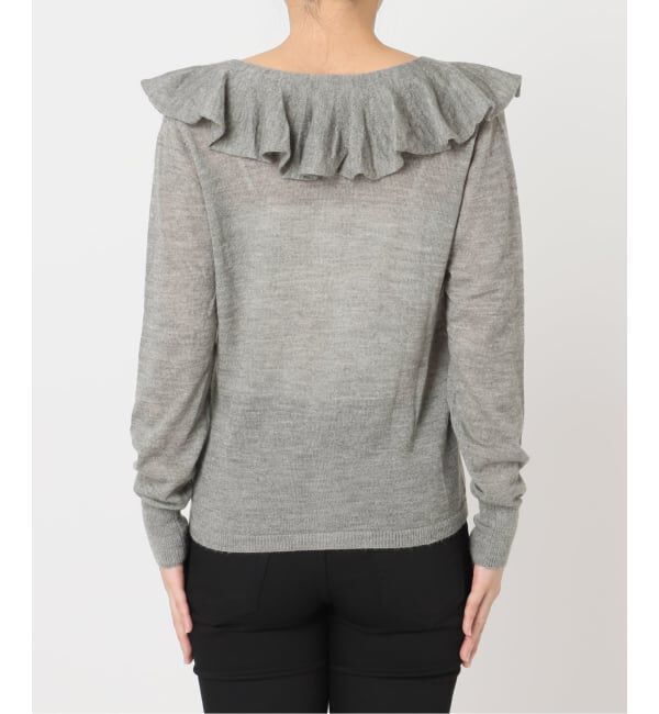 JOURNAL STANDARD「シアーアルパカMIXフリルカーディガン」|カーディガン|