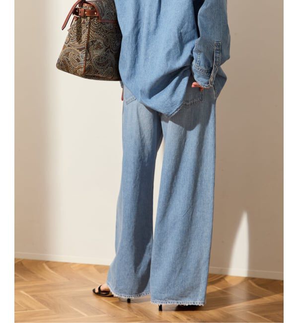 journal standard L'essage「ウォッシュドバギーデニム」|デニム|
