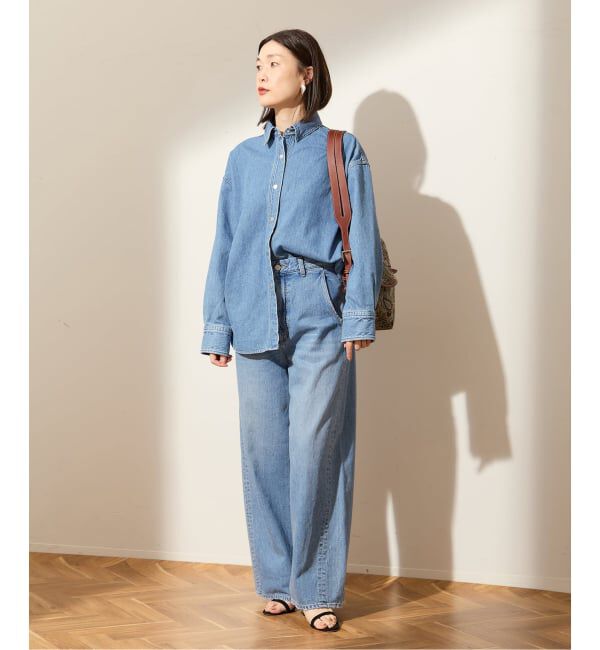 journal standard L'essage「ウォッシュドバギーデニム」|デニム|