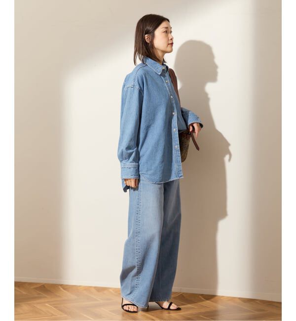 journal standard L'essage「ウォッシュドバギーデニム」|デニム|