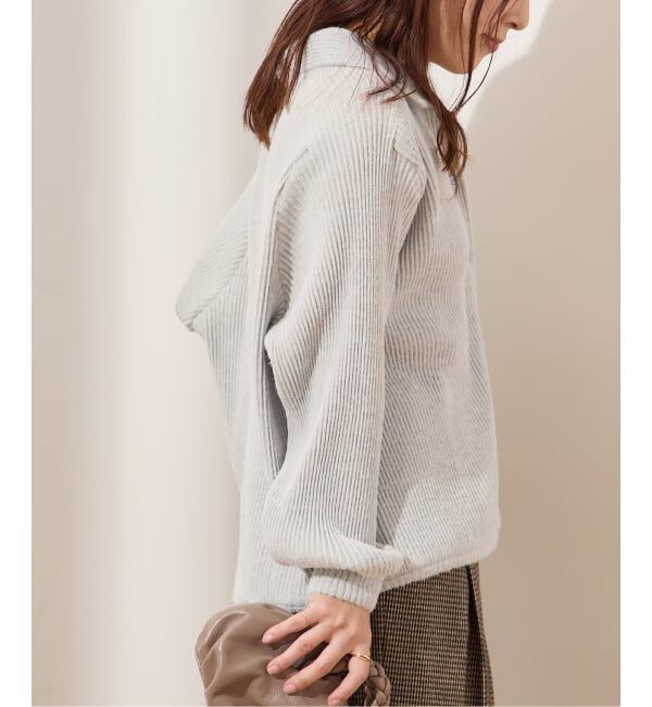 journal standard L'essage「【Gongdid Design】Knit pleated cardigan：カーディガン」|カーディガン|