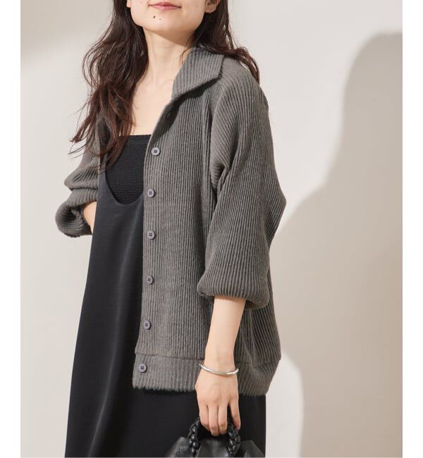 journal standard L'essage「【Gongdid Design】Knit pleated cardigan：カーディガン」|カーディガン|