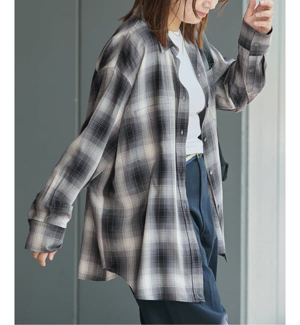 JOURNAL STANDARD「《追加2》レーヨンチェックシャツ」|シャツ・ブラウス|