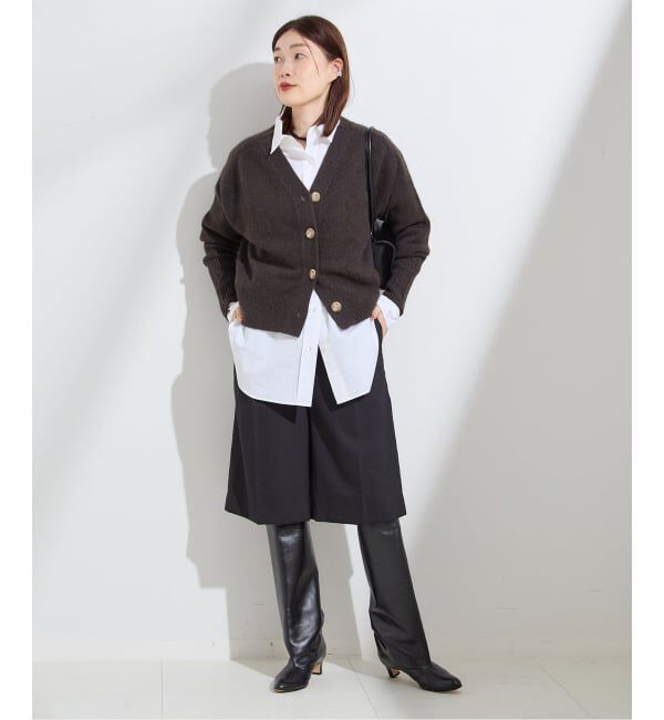 journal standard L'essage「ヤクVネックカーディガン」|カーディガン|