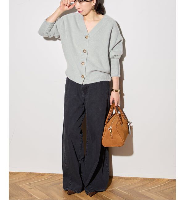 journal standard L'essage「ヤクVネックカーディガン」|カーディガン|