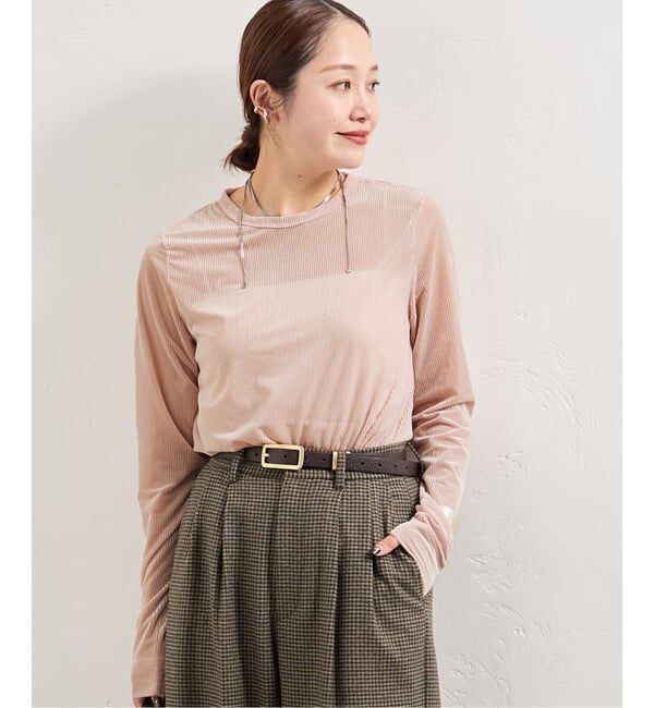 JOURNAL STANDARD「ハリヌキベロアプルオーバー」|Tシャツ・カットソー|