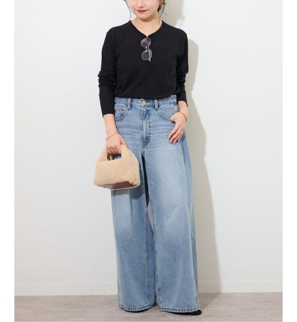 JOURNAL STANDARD relume「《追加4》シアークルーネックロングTシャツ」|Tシャツ・カットソー|